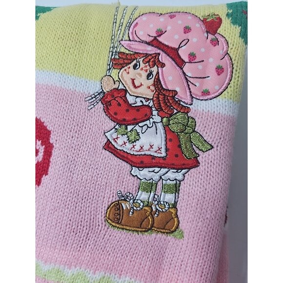 Strawberry Shortcake Pullover Sweater Berry Sweet Women's Large 2025 - Picture 9 of 12